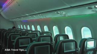 Boeing 7878 Dreamliner Interior and Exterior Tour  Singapore Airshow 2012 [upl. by Lundt871]