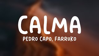 Calma  Pedro Capó Farruko Lyrics Video [upl. by Adnawt742]