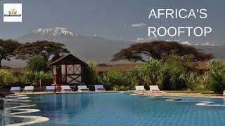 Mount Kilimanjaro view from Kilima camp Amboseli  Kenya Award Safaris [upl. by Arbed]