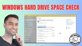 How to Check Hard Drive Space on Windows 10 [upl. by Strauss19]