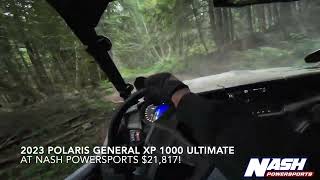 2023 Polaris General XP 1000 Ultimate Trail Riding at Evans Creek [upl. by Solenne]