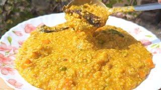 बना प्याज़ लहसुन के दलिया खिचड़ी रेसीपी Daliya khichdi recipe [upl. by Bein]