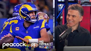 Super Bowl 56 Florio and Simms make their predictions  Pro Football Talk  NBC Sports [upl. by Oirretno]