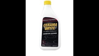 Cerama Bryte Glass Ceramic Cooktop Cleaner What I Say About Food [upl. by Nedaj755]