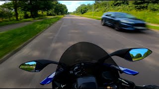 Riding From Town To Town On My 2017 Yamaha R6 [upl. by Ada495]