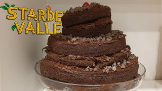 Baking Chocolate Cake  The Official Stardew Valley Cookbook [upl. by Tyra]