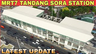 Latest update MRT7 TANDANG SORA STATION Update 01162024 [upl. by Shippee]