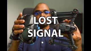 DJI FPV TRANSMISSION SIGNAL LOST [upl. by Davison]