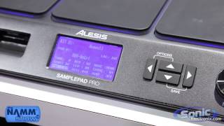 Alesis Sample Pad Pro Percussion Module  NAMM 2014 [upl. by Yknarf994]