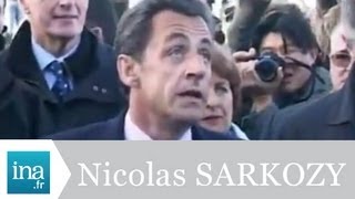 Nicolas Sarkozy rencontre mouvementée avec les pêcheurs  Archive vidéo INA [upl. by Abil]