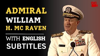 Admiral McRavens Speech How to Change the World English Subtitles [upl. by Maribeth694]