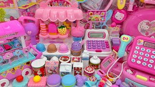 Satisfying with Unboxing Cute Pink Cash Register Ice Cream Shop ASMR Toy Review [upl. by Procter253]