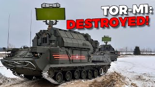 A 500 FPV drone hit Russias 25 million TorM1 system [upl. by Shedd]