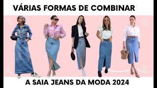 Saia Jeans  looks com saia jeans [upl. by Dez]