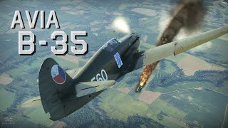 Avia B35 vs Bf109  Dogfight  War Thunder [upl. by Jana]