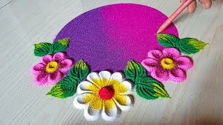 Happy New Year Rangoli Design New Year 2025 Rangoli Rangoli Designs Rangoli Simple Rangoli [upl. by Nicholas]