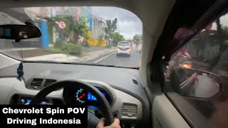 2013 Chevrolet Spin 15 LTZ AT Gasoline StartUp and POV Rainy Drive Indonesia [upl. by Nauh451]