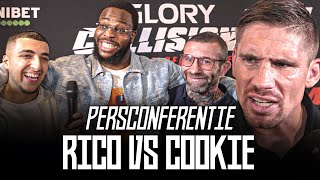 GLORY persconferentie Rico VERHOEVEN VS Tariq ‘COOKIE’ Osaro  VECHTERSBAZEN backstage [upl. by Weidner]