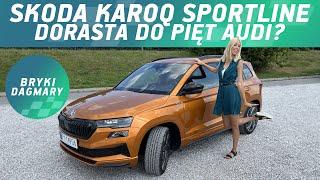 Skoda KAROQ Sportline Dorasta do pięt Audi Bryki Dagmary Test samochodu [upl. by Ulrika491]