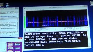 Morse Code Decoding Software MRP40 CWGet CW Decoder Review – AF5DN [upl. by Wallinga231]