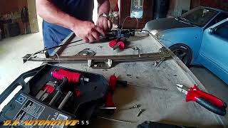 Fiat Seicento window regulator repaiar DIY [upl. by Marney]