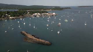 Southwest Harbor Maine By Air [upl. by Enellek]