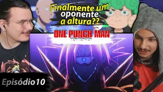 REACT One Punch Man ep 10 Boros ameaça nível deus [upl. by Perloff]