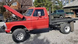 1979 f250 59 12 valve cummins swap UPDATED [upl. by Pesvoh21]