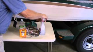 Save Money Make your own boat glass cleaner the easy way Removes water spots [upl. by Bussy]