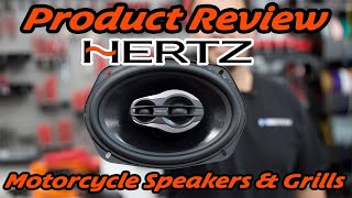 Product Unboxing and Review of the Hertz SPL Show Neo Harley Davidson Motorcycle Speakers and Grills [upl. by Brubaker646]