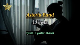 Dinda  Asteria Band  Lyrics  Guitar Chords [upl. by Erda654]