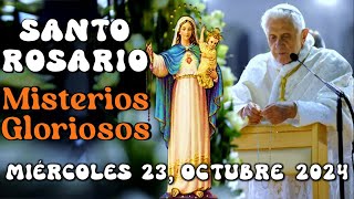 🔵SANTO ROSARIO EN LATÍN MISTERIOS GLORIOSOS Octubre 23 2024 [upl. by Atirabrab]