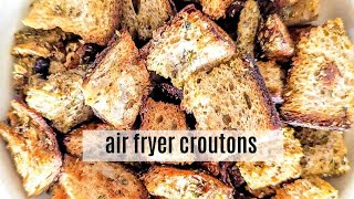 Air Fryer Croutons using the Ninja Foodi [upl. by Anha610]