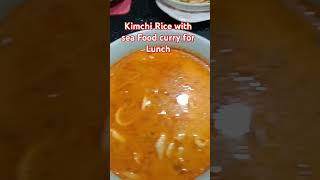 kimchi Rice for lunch shortvideoviral food havingameal cooking [upl. by Kaylil]