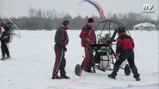 WINTER MASURIA PARAMOTOR CUP  PISZ 2013 [upl. by Llekcm225]