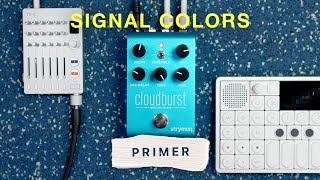 Simple and Lush Ambient Reverb Strymon Cloudburst First Look w OP1 Field [upl. by Suidualc]