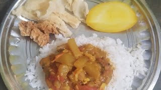 Chow Chow kootu Lunch Menu Recipe in Tamil  Lunch Menuசுவையான சௌசௌ கூட்டு இப்படி செய்து பாருங்கள் [upl. by Rednirah]