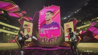 Packed 99 futties ronaldo from 85x10 Ea fc 24 [upl. by Ixela799]