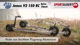 Rollski  Skiroller Cross Jenex V2 Aero 150 RC Retro Classic 20132014 von wwwsportalbertde [upl. by Trutko]