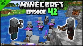 THE ARMY OF PILLAGERS  Pythons World Minecraft Survival Lets Play S2  Episode 42 [upl. by Xylon]