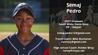 Semaj Pedro  Skills Video  2027 Grad  Outfield Slapper [upl. by Ahseek]