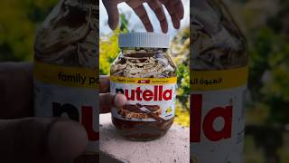 ඔයත් ඉතුරු උනහම විසික් කරනවද Nutella පෙරේතයන්ට 😂 nutella chocolate lover foryou [upl. by Hamnet37]