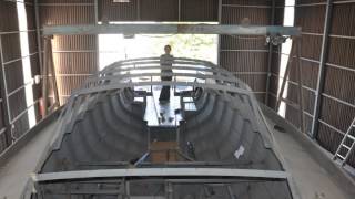 Graham Radford 460 Pilothouse Steel Sailboat Building 3 [upl. by Stearne]