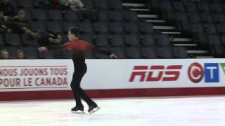 MATTHEW MARKELL NOVICE MEN SHORT 2016 CANADIAN TIRE NATIONAL SKATING CHAMPIONSHIPS [upl. by Yggep460]