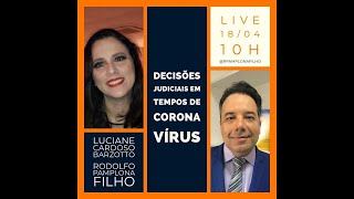 LIVE Decisões judiciais em tempos de coronavírus [upl. by Karsten822]