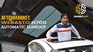 AFTERMARKET SUNROOF IN HYUNDAI VERNA  SUNROOFSHOP [upl. by Sonja424]