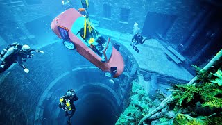 Underwater Supercar Garage in Worlds Deepest Pool [upl. by Placeeda990]