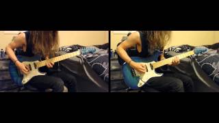 Children of Bodom  Lil Bloodred Ridin Hood dual guitar cover Taylor Washington [upl. by Natsirhc]