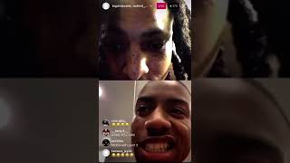 KTS Dre and nolimit kyro on ig live😂 [upl. by Ierbua]