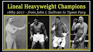 A brief chronology of lineal heavyweight champions [upl. by Wappes]